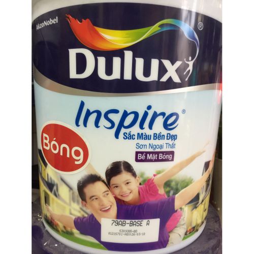 79AB - Dulux Inspire ngoại thất trắng- Bóng (18L) - SẮC MÀU BỀN ĐẸP