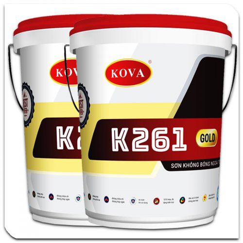 Sơn mịn ngoại thất KOVA K261-GOLD (20kg) rất phù hợp với khí hậu nhiệt đới